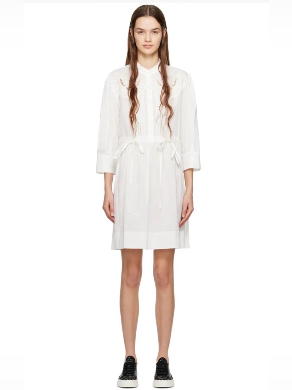 See by Chloe embroidered dress 40 NWT